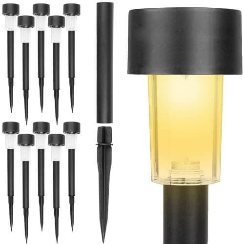 10-pack solcellelamper for hage