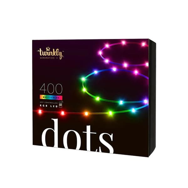 Ljusgirlang - TWINKLY - DOTS - 400 LED - 20 m - Flerfärgad