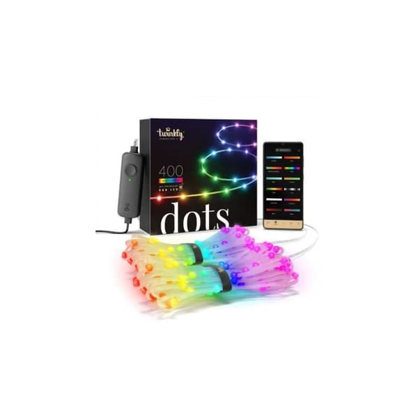 Ljusgirlang - TWINKLY - DOTS - 400 LED - 20 m - Flerfärgad
