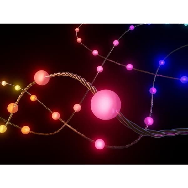 Ljusgirlang - Twinkly - Pearl - 100 LED - Flerfärgad - 6 m