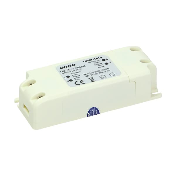 LED strømforsyning 12VDC 9W IP20