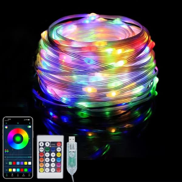 Älykäs RGBIC LED-valonauha APP-kaukosäätimellä 10 m