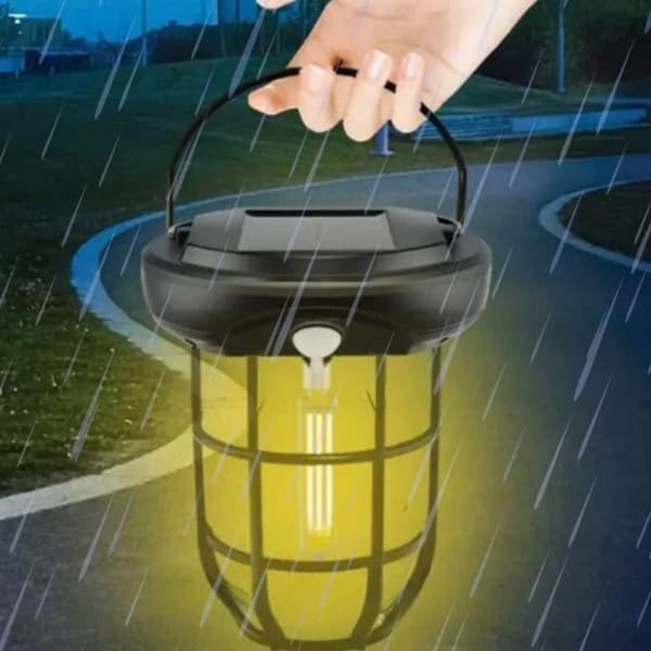 Solcellslykta med Väggfäste | 3 Lägen och Rörelsesensor