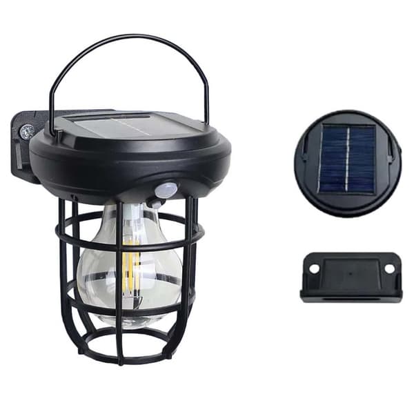 Solcellslykta med Väggfäste | 3 Lägen och Rörelsesensor