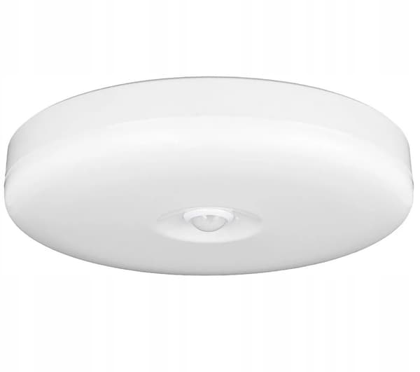 TAKLAMPA MED MIKROVÅGSRÖRELSESENSOR 18W YTMONTERAD LAMPA DUSK