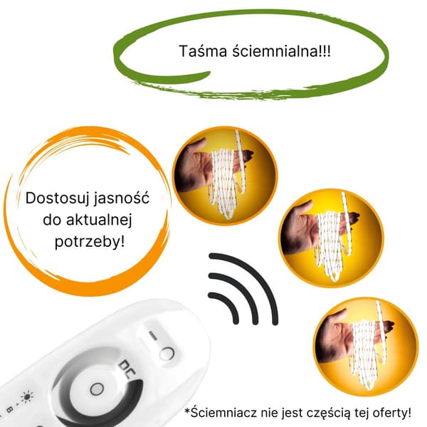 LED-remsa COB 12V 5M rulle NEON-remsa neutral linje 800lm/m 8W/m stark