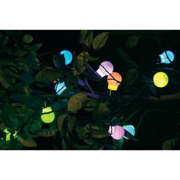 Party Light solgarland - SMART GARDEN - 20 LED - Färgbyte - Utomhus