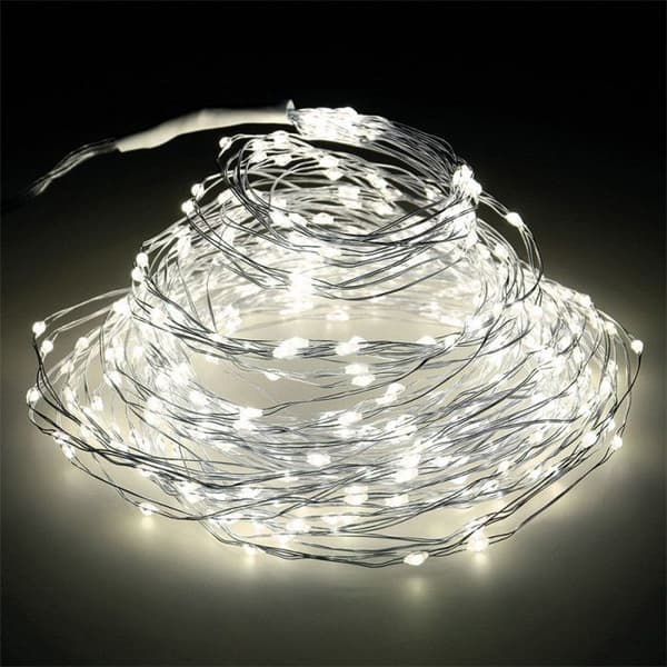 Girland - GENERISK - Mikro Led - Varm vit - 6,8m - För utomhus och träd upp till 180 cm