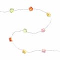 Miniatyrbild 3 av 4: Lights4fun inomhus ljus girland - C20-ROSE-M - 20 flerfärgade rosor ljus girland med varmvit mikro-LED