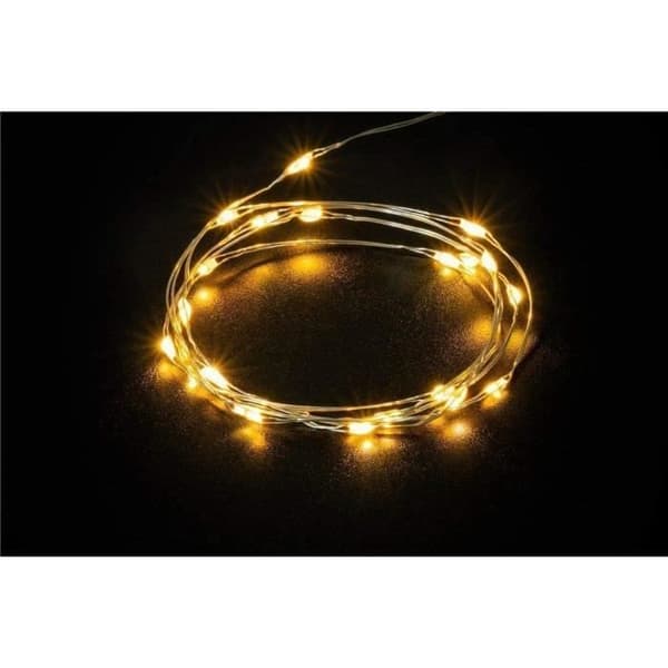 goobay 20st LED-slingor med timer varmvit - 44590