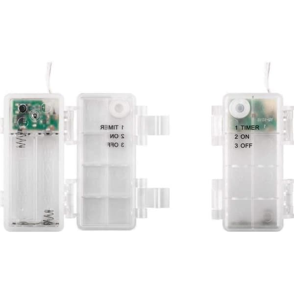 goobay 20st LED-slingor med timer varmvit - 44590