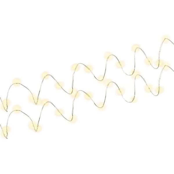 goobay 20st LED-slingor med timer varmvit - 44590