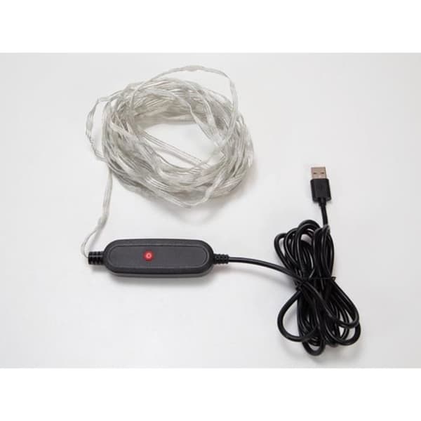 TUYA LED - 7,5 M - 75 MULTI-FÄRG LAMPOR - TRANSPARENT KABEL - SMART V