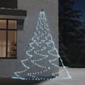 Miniatyrbild 1 av 2: Hängande julgran med metallkrok 260 LED kallvit 3 m inne/ute