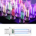 Miniatyrbillede 1 af 7: obosoe retro usb bil city lys touch led natlys til soveværelse camping jul (blå)