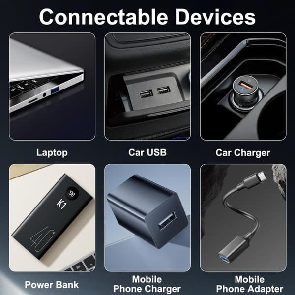 OBOSOE 2 kpl USB-autovalaistus Retro Touch sisävalot minivalaistus (vaaleanpunainen)