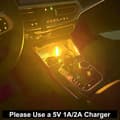 Miniatyrbild 8 av 8: OBOSOE 2 st USB Bilbelysning Retro Touch Inredningslampor Mini Belysning (Gult)