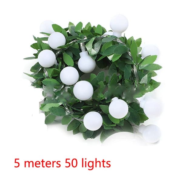 Bomclap 3/4/5m Ljusslinga utomhus, 30/40/50 LED-Lampor, IP65 Vattentät för Terrass och Fest