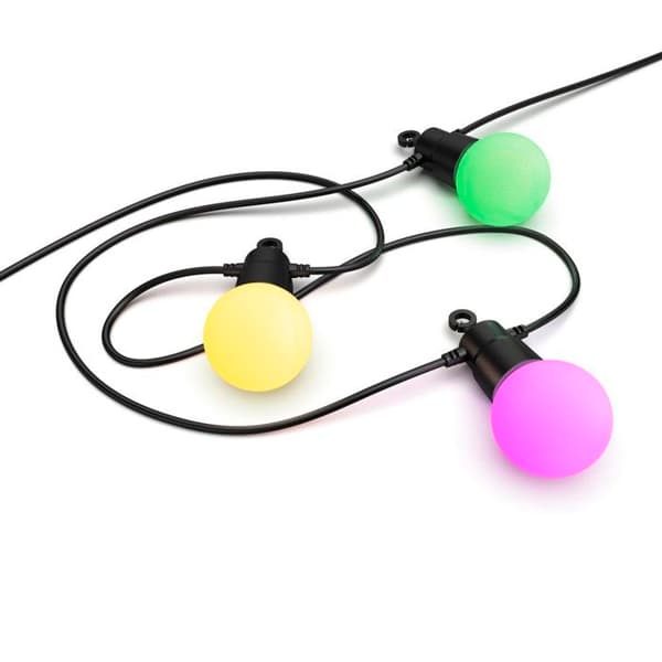 Guirl. ljus. LED intelligens, guirl. ljus. WLAN, ext. IP44, förändr. färg., 8m