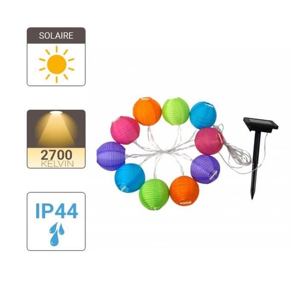 Solar LED Garland - XANLITE - 5m - Multicolor - Solar energy - Outdoor
