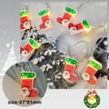 Miniatyrbild 2 av 6: Ljusslinga 2 Meter med 10 Julstrumpor - Batteridriven -