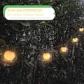Miniatyrbild 3 av 8: OBOSOE Ljusslinga med 40 LED, 10M Vattentät Dekorationsslinga för Inomhus/Utomhus, Varmvit Lampa