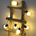 Miniatyrbild 1 av 8: OBOSOE Ljusslinga med 40 LED, 10M Vattentät Dekorationsslinga för Inomhus/Utomhus, Varmvit Lampa