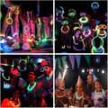 Miniatyrbild 5 av 6: "Fluorescerande Armband - 200 Fluostavar &amp; 230 Kopplingar Gör - Kan användas för att tillverka halsband, hårband, glasögon"