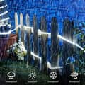 Pikkukuva 4 / 5: Lollanda Outdoor String Light 50 LED, paristokäyttöinen valonauha 5 m, IP67 vedenpitävä, kaukosäädin, 8 tilaa, terassille ja juhliin
