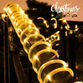 Pikkukuva 4 / 5: Lollanda Outdoor String Light 50 LED, paristokäyttöinen valonauha 5 m, IP67 vedenpitävä, kaukosäädin, 8 tilaa, terassille ja juhliin