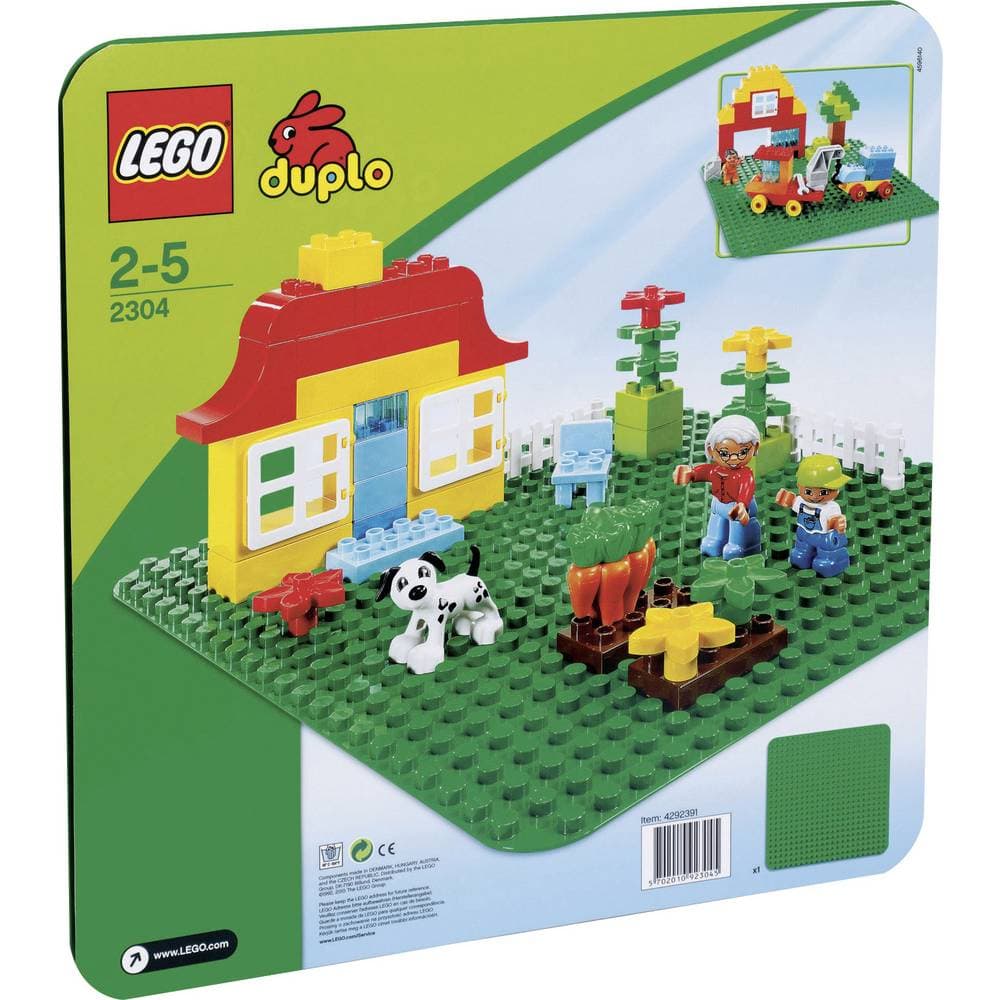 2304 LEGO DUPLO Stor byggplatta, grön