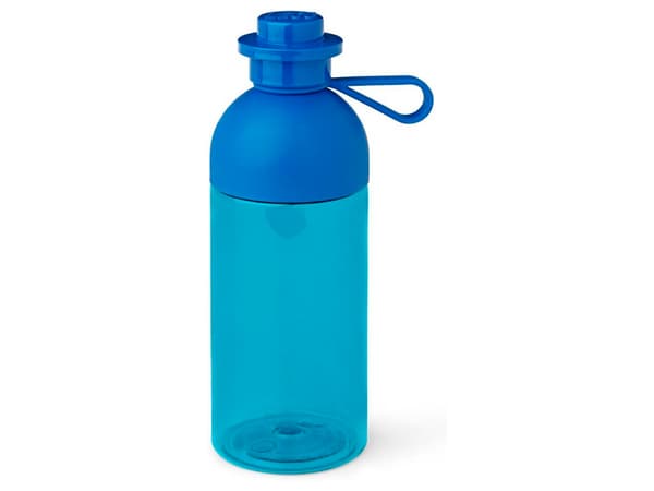 Plastic drinking bottle LEGO, blue, 0.5 L