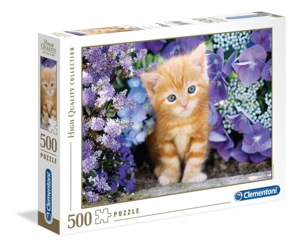 Clementoni High Quality Collection - Ginger Cat - puslespill - 500 deler
