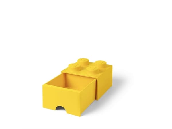 LEGO Room Copenhagen Klossskuff 4 beholder gul (RC40051732)
