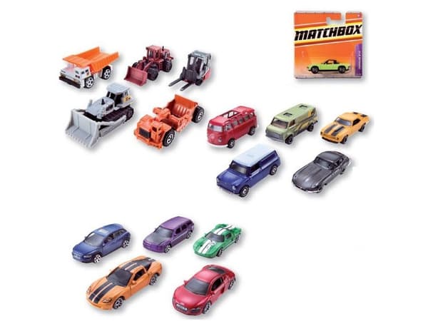 Mattel Matchbox ajoneuvot Lajitelma 1 kpl