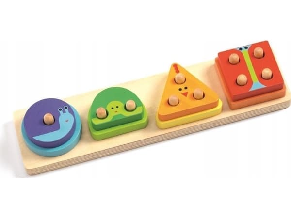 Djeco Shape Sorter - 1234 Base ( DJ06203 )