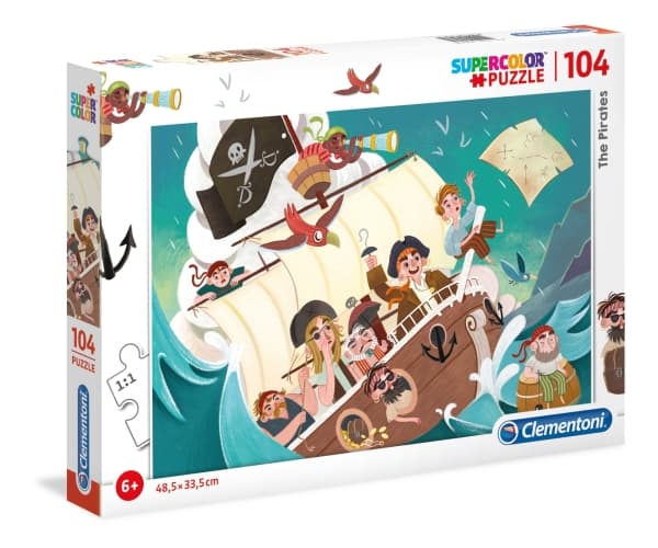 Clementoni The Pirates, 104 stykker, Yrker, 6 år