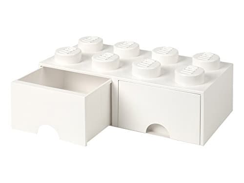 Lego Brick laatikko 8 valkoinen
