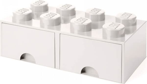 Lego Brick laatikko 8 valkoinen