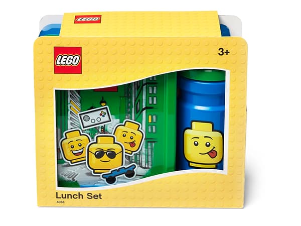 Room Copenhagen LEGO Lunch-Box Set Iconic Boy blue & green (blau/grn. 2-teilig. mit Trinkflasche)