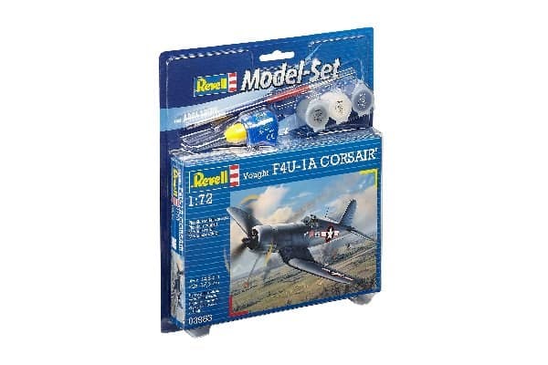 Revell Vought F4U-1D Corsair, modellfly, monteringssett, 1:72, Vought F4U Corsair, plast, Light Practice