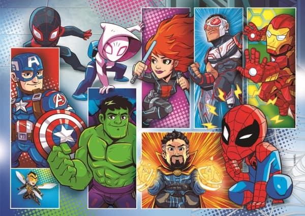 Clementoni Marvel Super Hero, 20 stykker, Komikk, 3 år