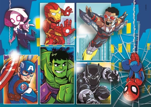 Clementoni Marvel Super Hero, 20 stykker, Komikk, 3 år