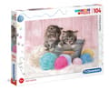Miniatyrbilde 5 av 5: Clementoni Sweet Kittens, 104 stykker, Fauna, 6 år