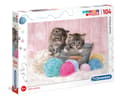 Miniatyrbilde 1 av 5: Clementoni Sweet Kittens, 104 stykker, Fauna, 6 år