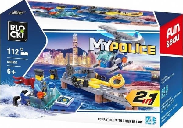 Blocks Blocks Blocks MyPolice 2in1 112 elements