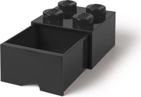 LEGO Room Kööpenhaminan tiililaatikko 4 laatikkoa musta (RC40051733)