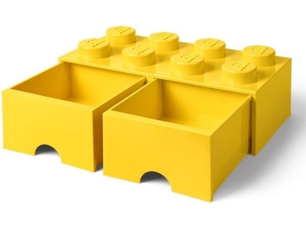 Room Copenhagen LEGO Brick Drawer 8 yellow - RC40061732