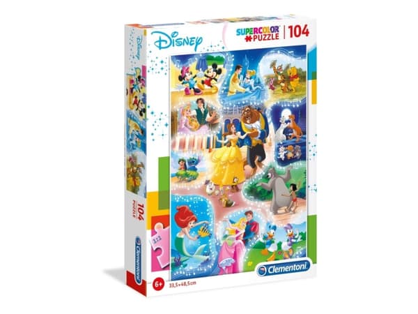 Clementoni Disney Dance Time, 104 kpl, Sarjakuvat, 6 vuosi/vuosia