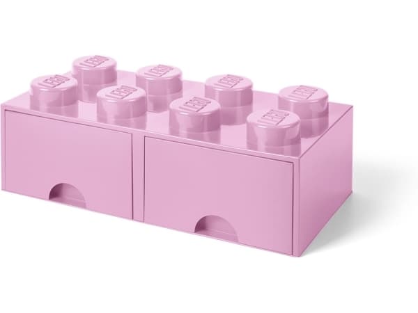 LEGO Room Kööpenhaminan tiililaatikko 8 säiliötä vaaleanpunainen (RC40061738)